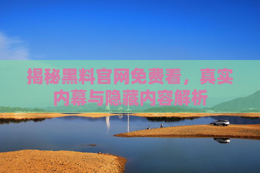 揭秘黑料官网免费看，真实内幕与隐藏内容解析