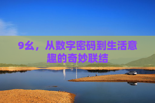 9幺，从数字密码到生活意趣的奇妙联结