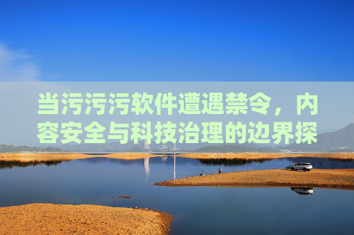 当污污污软件遭遇禁令，内容安全与科技治理的边界探索