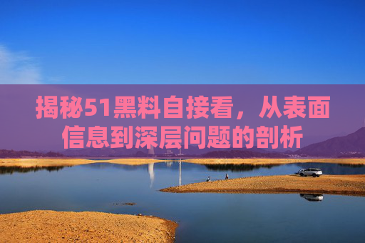 揭秘51黑料自接看，从表面信息到深层问题的剖析