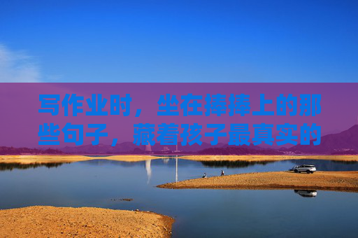写作业时，坐在捧捧上的那些句子，藏着孩子最真实的小心思