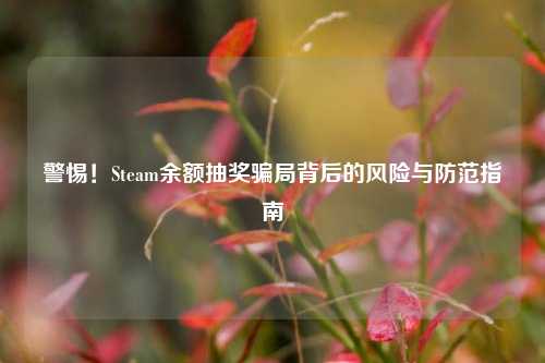 警惕!Steam余额抽奖骗局背后的风险与防范指南