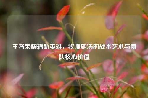 王者荣耀辅助英雄，牧师施法的战术艺术与团队核心价值