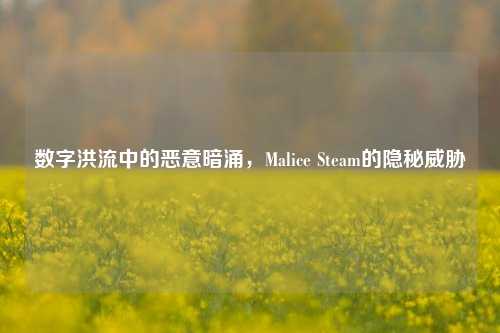 数字洪流中的恶意暗涌,Malice Steam的隐秘威胁
