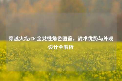 穿越火线(CF)全女性角色图鉴，战术优势与外观设计全解析