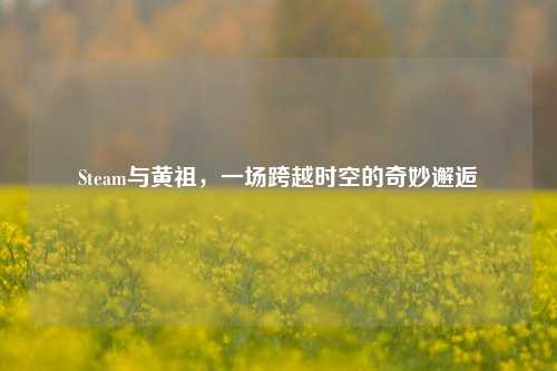 Steam与黄祖，一场跨越时空的奇妙邂逅