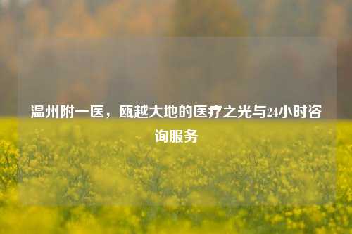 温州附一医,瓯越大地的医疗之光与24小时咨询服务
