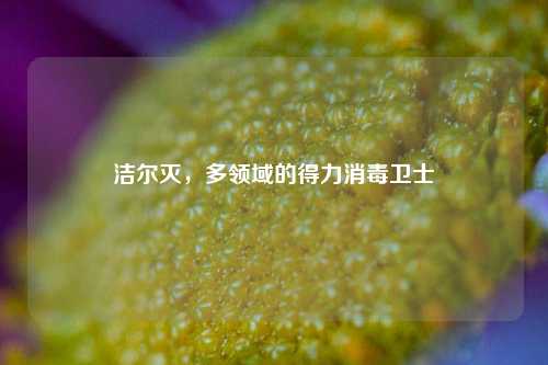 洁尔灭，多领域的得力消毒卫士