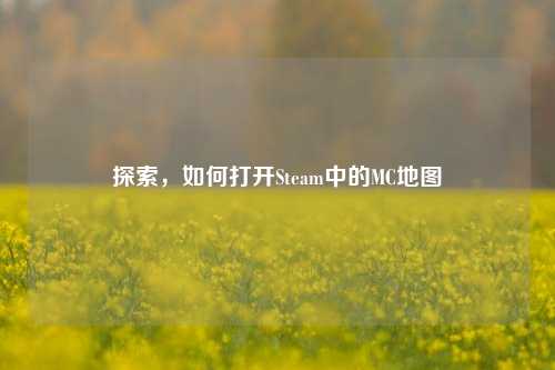 探索，如何打开Steam中的MC地图