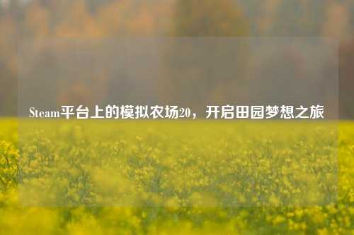 Steam平台上的模拟农场20,开启田园梦想之旅