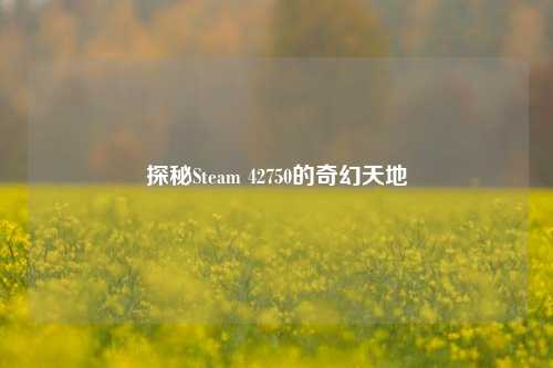 探秘Steam 42750的奇幻天地
