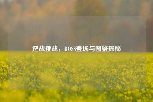 逆战挑战,BOSS登场与图鉴探秘